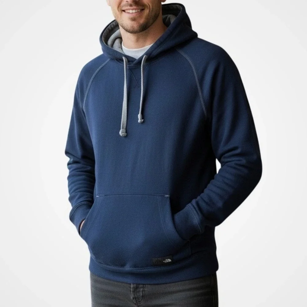 The North Face Mens Hoodie Size M FlashDry Mountain Athletic Pullover Sweatshirt